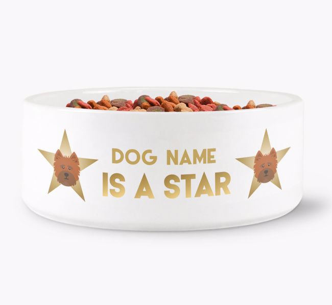 'Dog is a Star' - Personalised Dog Bowl for your {breedFullName}